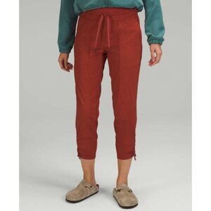 Lululemon Dance Studio Mid-Rise Cropped Pant Cayenne Orange Size 10
